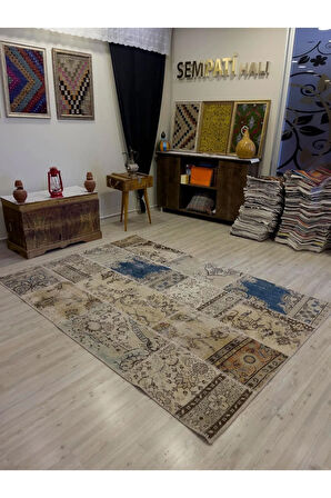 Modern Eşsiz Özel Patchwork Halı 161x232 cm 4035