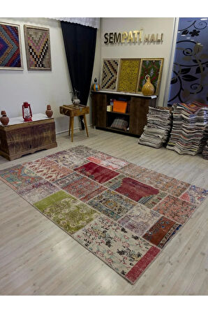 Modern Eşsiz Özel Patchwork Halı 163x233 cm 4037