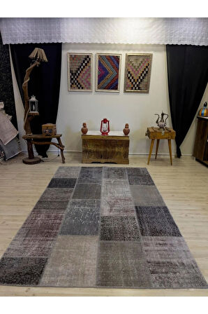 Eşsiz El Dokuma Patchwork Halı 160x245 cm 4039