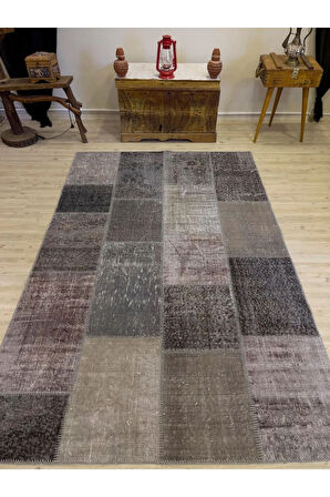 Eşsiz El Dokuma Patchwork Halı 160x245 cm 4039