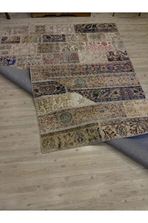 Eşsiz El Dokuma Patchwork Halı 165x235 cm 4051