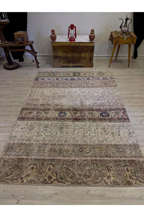 El Dokuma Eskitme Özel Patchwork Halı 161x234 cm 4054