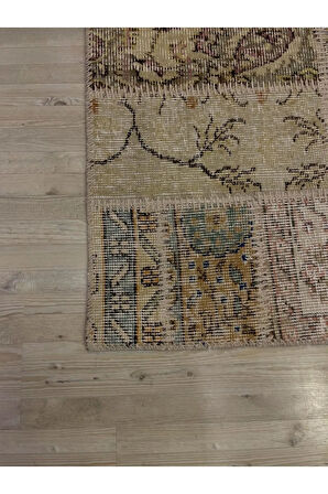 Eşsiz Klasik Gereçk Özel Patchwork Halı 161x233 cm 4056