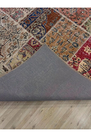 El Dokuma Eskitme Özel Patchwork Halı  163x235 cm 4057