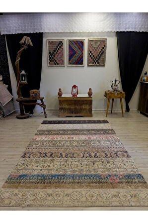 Eşsiz Güzelliğe Sahip Olan Özel Patchwork Halı  162x243 cm 4058
