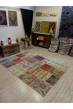 Modern Eşsiz Özel Patchwork Halı 161x233 cm 4059