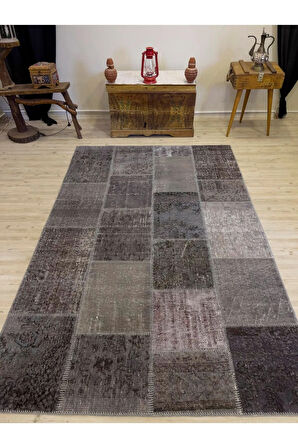 Eşsiz Klasik Gereçk Özel Patchwork Halı 160x246 cm 4065