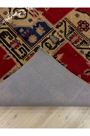 El Dokuma Eskitme Özel Patchwork Halı  162x237 cm 4067