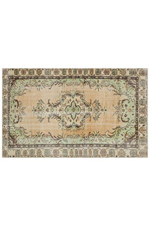 Doğal Yün Ve Pamuk Içeren Vintage Halı 168×275 Cm – 9887
