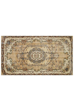 Modern Çizgilerle Işlenen El Dokuma Halı 145×264 Cm 9889