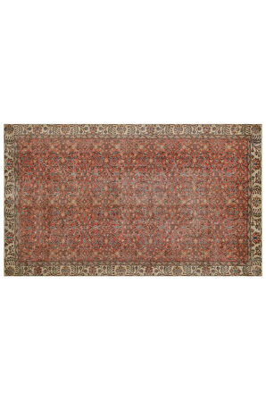 Rengarenk Eskitme El Dokuma Halı 160×275 Cm 9893 – Kırmızı