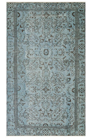 Büyüleyici Vintage El Yapımı Ipek Halı - 155x265 Cm 9929