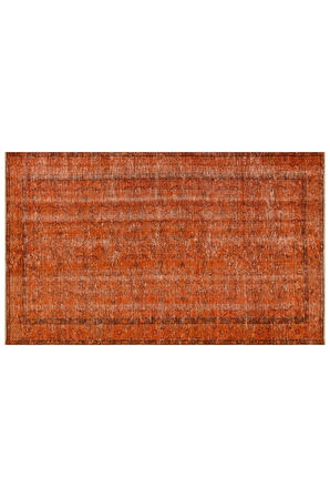 Trendy Vintage Eskitme Patchwork Jüt Kilim Halı - 153x256 Cm 9948