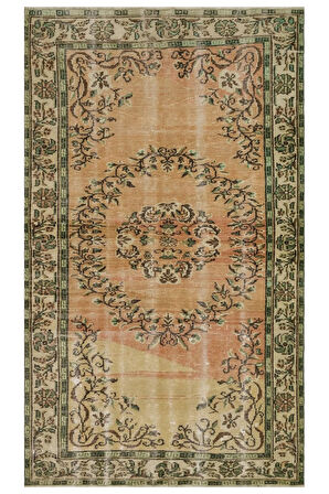 Minimalist Vintage Desenli Pers Halısı - 156x260 Cm 9949
