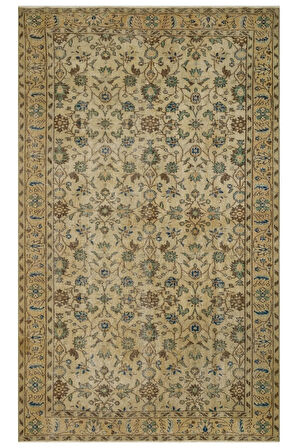 Doğal Vintage Jüt Kilim Halı - 166x278 Cm 9952