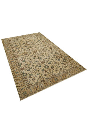 Doğal Vintage Jüt Kilim Halı - 166x278 Cm 9952