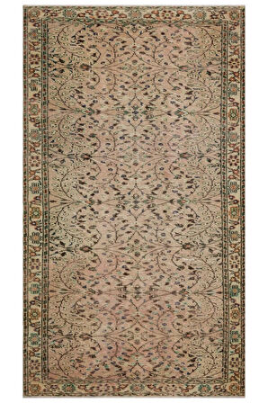 Etnik Vintage Desenli Jüt Kilim Halı - 161x276 Cm 9971