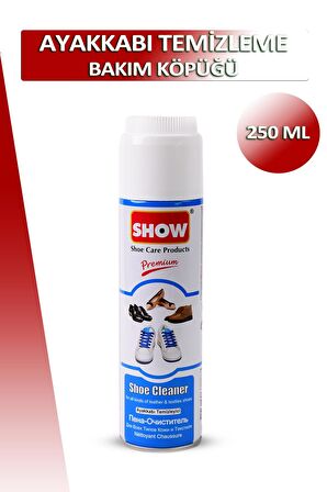 Bağcık + Show Ayakkabı Temizleme Bakım Köpüğü 250 ML Set