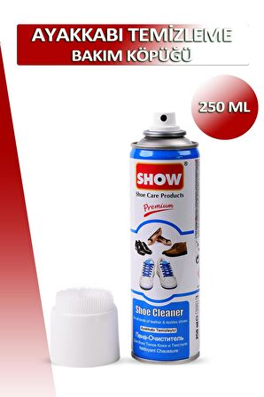 Bağcık + Show Ayakkabı Temizleme Bakım Köpüğü 250 ML Set