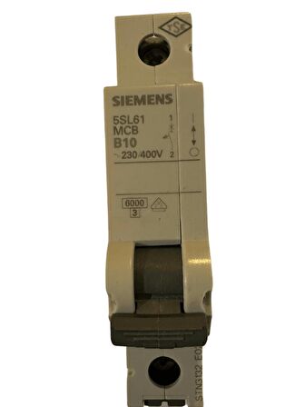 Siemens B10 1P Otomatik Sigorta (1 Adet)