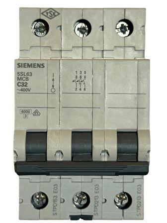 Siemens C32 3P Otomatik Sigorta (1 Adet)