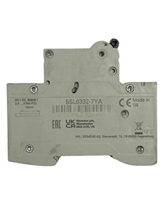 Siemens C32 3P Otomatik Sigorta (1 Adet)