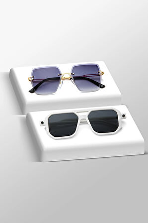 UNISEX GÜNEŞ GÖZLÜĞÜ 2'Lİ SET