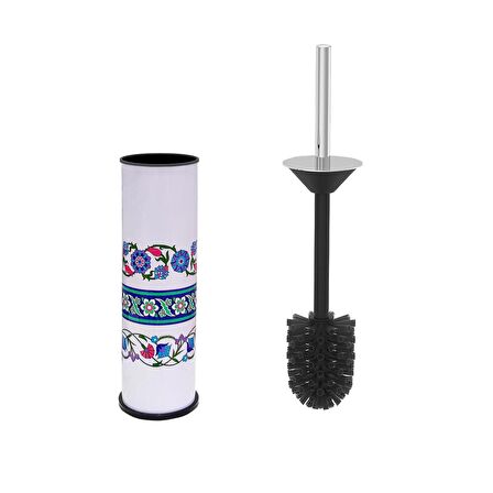 SİLİWAX RUMİ DESEN-4 Lü Set Pedallı  Yavaş kapanır Çöp Kovası Wc Klozet Fırça Sabunluk Diş Fırçalık Seti