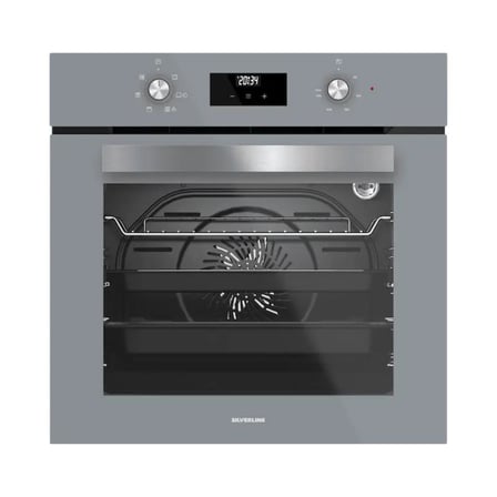 Silverline Ankastre Set, Gri Renk, CS5335S02 Ocak, FLAM Davlumbaz, BO6502S02 Fırın