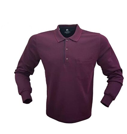 SİMENTİ POLO YAKA UZUN KOL CEPLİ RAHAT KALIP ÖZEL ÜRETİM SWEATSHİRT