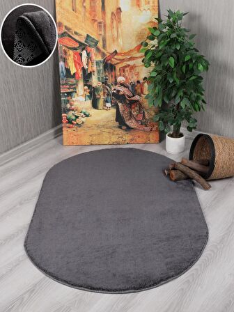 My Evilla Modern Dekoratif Kaymaz Taban Simirna Oval Halı Yolluk