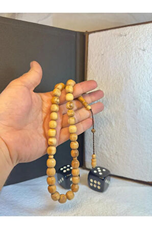 Şimşir Ağacı Tesbih Küre Kesim 14mm T-32