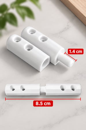 2 Adet Pimapen PVC Pencere Kapı Sineklik Menteşesi Pimli Plastik Pratik Açma Kapama Hareket Aparatı