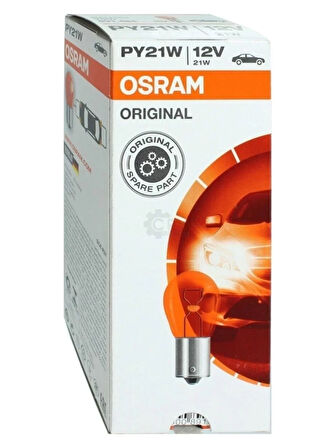 Osram 7507 Py21w Sinyal Ampulü 12 Volt 93 Amber 10 Adet