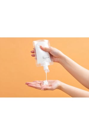 3 Adet 100ml Krem Şampuan Kabı Tekrar Kullanılabilir Set