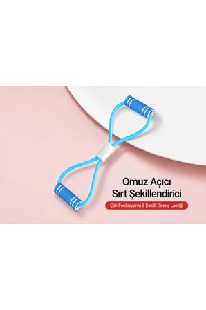 Plates, Egzersiz Direnç Lastiği (Pembe)