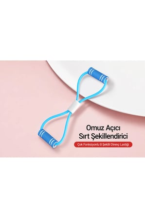 Plates, Egzersiz Direnç Lastiği (Mor)