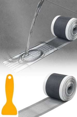 12 Cm 4 Metre Çok Amaçlı Gider Süzgeci Sineklik Tamir Kiti Saç Kıl Tüy Tutucu Kesilebilir File