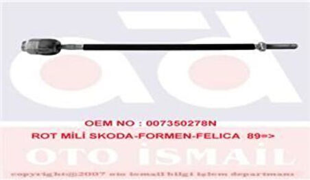 Sismak 140110 Rot Mili Favorit-Forman 89-Felicia 95- 007350278N