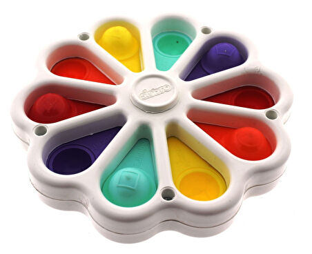 Pop It Eğitici Çark İngilizce Sayılar ve Şekiller