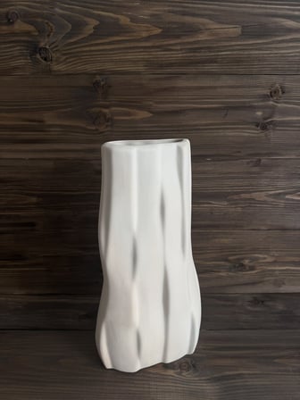 Ham Seramik Drape Vazo
