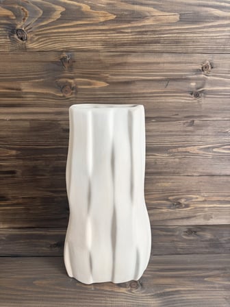 Ham Seramik Drape Vazo