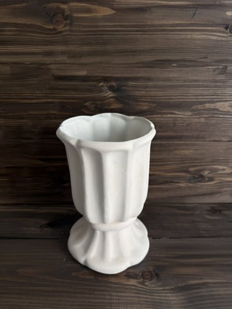 Ham Seramik Flora Ayaklı Vazo Küçük