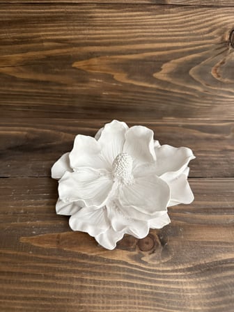 Ham Polyester Lotus Çiçek Obje Küçük