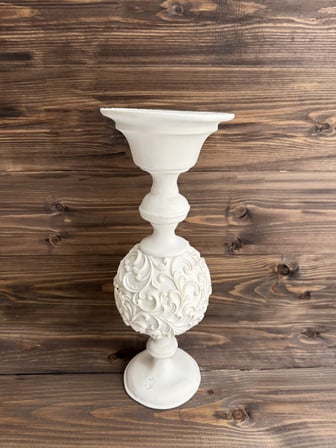 Ham Polyester Orb Dekoratif Şamdan 1