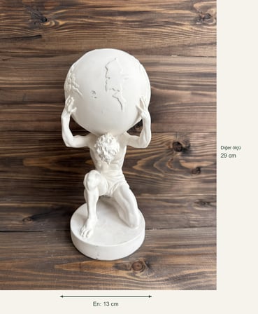 Ham Polyester Atlas Dünya Figürü