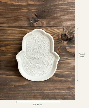 Ham Polyester Hamsa El Figürü