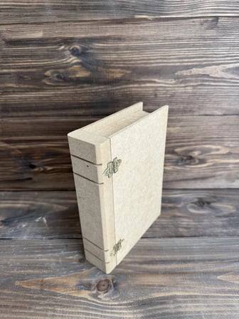 Ham Ahşap Küçük Kitap Kutu