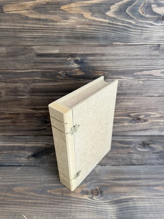 Ham Ahşap Orta Kitap Kutu