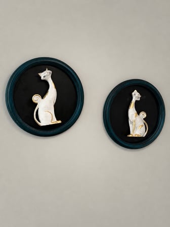 Mira – İkili Kedi Figürlü Duvar Panosu